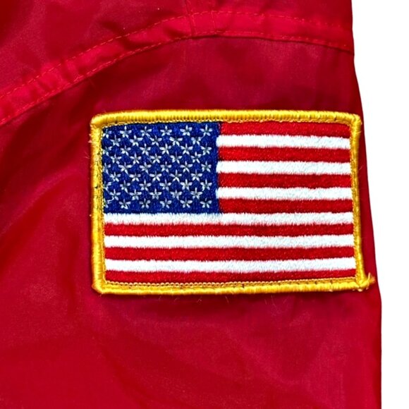 Vintage IP International Paper Arkansas Windbreaker Jacket Red Mens XXL Pla-Jac - Picture 3 of 7